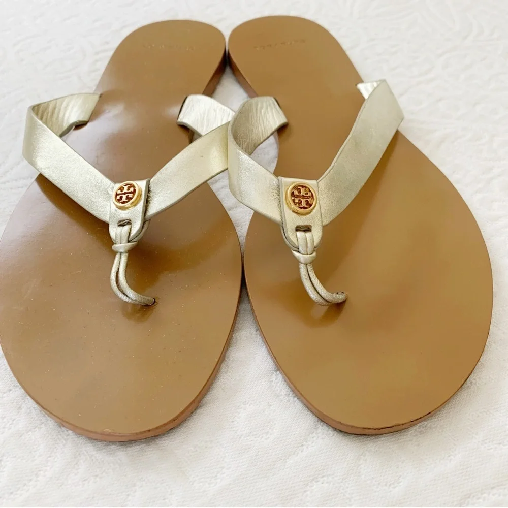 Tory Burch‎ Manon Thong Sandal, Metallic / Gold